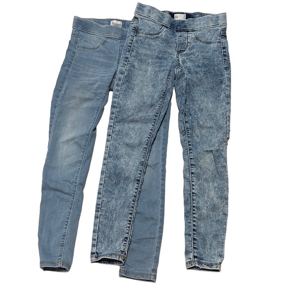 So Brand light wash, stretchy skinny jeans bundle Girls size 10 1376 - Picture 1 of 9